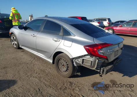 2020 Honda Civic Lx из США, поврежденный, VIN 19XFC2F66LE201289